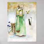 Sitting Girl posters