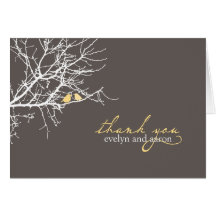 Sitting in a Tree Thank You Note Card