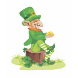 Sitting Leprechaun t-shirts