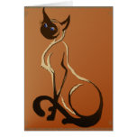 Sitting Pretty Siamese Card