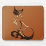 Sitting Pretty Siamese Cat Mousepad