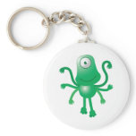 six armed alien with only one eye keychains