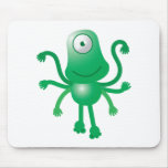 six armed alien with only one eye mousepads