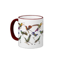 Six Different Hummingbirds Rene Primevere Lesson Mug