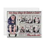 Six Easy Ways To Catch A Cold, Stay On The Job invitations