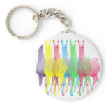 six lamas in six llama colours