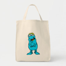 Six legged blue & yellow Alien.png Bag