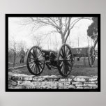 Six Pounder Artillery Gun in Washington, DC 1862 posters