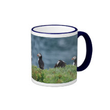 Six Puffins Mug