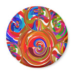 Six Sigma Circles - Reiki Colour Therapy Plates V8 magnets