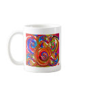 Six Sigma Circles - Reiki Colour Therapy Plates V8 mugs