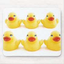Six Yellow Ducks Mouse Pads