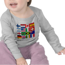 Sixteen Flags of Many Nations T-shirts, Mugs, More