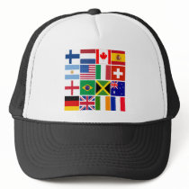 Sixteen Flags of Many Nations T-shirts, Mugs, More Mesh Hats