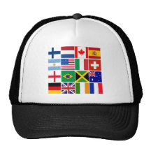 Sixteen Flags of Many Nations T-shirts, Mugs, More Mesh Hats