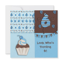 Sixth Birthday : Boy : Invitation