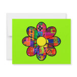 Sixties Flower Power invitations