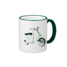 Sixties Mod Scooter Coffee Mugs