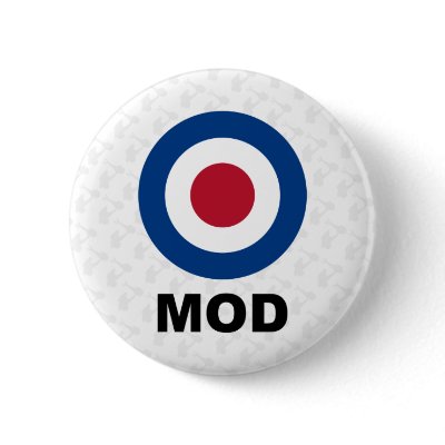 Sixties Mod Target Button by markmurphycreative