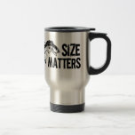 Size Matters! Funny Fishing Design Coffee Mugs