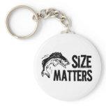 Size Matters! Funny Fishing Design keychains