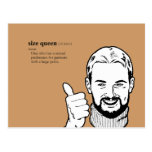 SIZE QUEEN POST CARD
