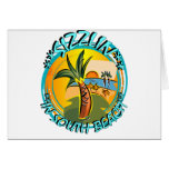 Sizzlin In South Beach Greeting Card