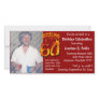 Sizzling At 60 Birthday Party Photo Invite
