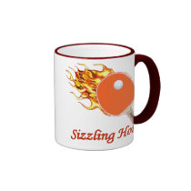 Sizzling Hot Flaming Ping Pong mugs
