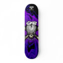 Sk8 Pirate Purple and Black Skateboard