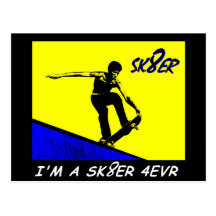 SK8ER 4EVR POST CARDS