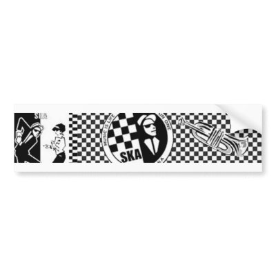 Ska Bumper Sticker by mrbronx23
