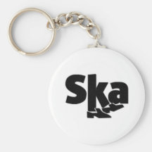 SKA Dancing Feet Keychains