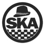 SKA - Trilby Hat Sticker