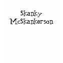 Skanky McSkankerson t-shirts