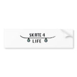 skate 4 life bumper stickers