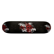 Skate Board Gothic Cross Skateboard