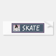 Skate Bumper Stickers