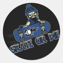 Skate or Die Sticker Sheets