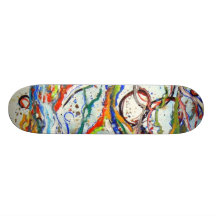 skate with style skate board deck