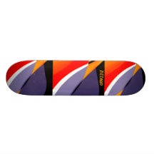 Skateboard Abstract Art ZIZZAGO