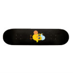 Skateboard Basketball Chick