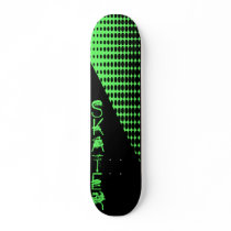 Skateboard blk-lime