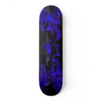 Skateboard Blue Glow