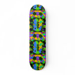 Skateboard Blue Green 