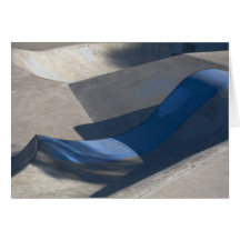 Skateboard Bowl Blank Card