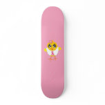 Skateboard Breast Cancer Awareness Chick