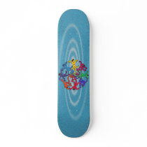 Skateboard - Circle Lizards