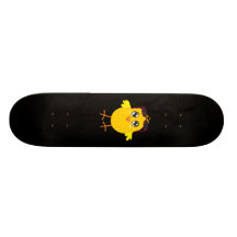 Skateboard Cool Sunglasses Chick