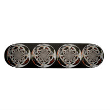 Skateboard Crystal Balls On Black